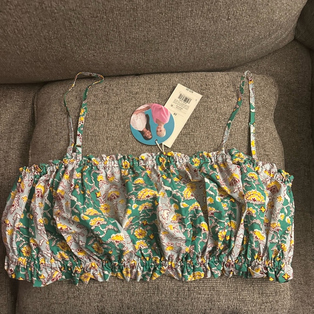 Rhode x Target Floral Tank Crop Top